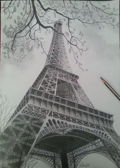 How To Draw The Eiffel Tower Wikihow