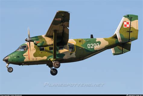 0203 Polish Air Force PZL Mielec M 28 TD Bryza Photo By Stefan