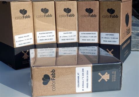 Focus On ColorFabb Overview Of 3D Printing Materials 3D Printing