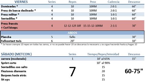 Protocolo Hsn Rutina Para Perder Grasa Parte 7