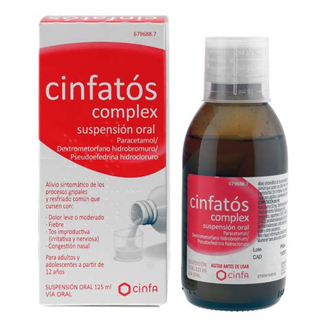 Cinfatos complex alivia síntomas de gripe y resfriado