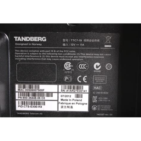 Cisco Tandberg TTC7-19 EX90 Conferencing Monitor | AVGear.com