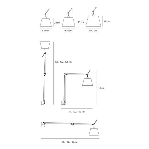 Artemide Tolomeo Mega Parete Black Edition Chez Nostraforma