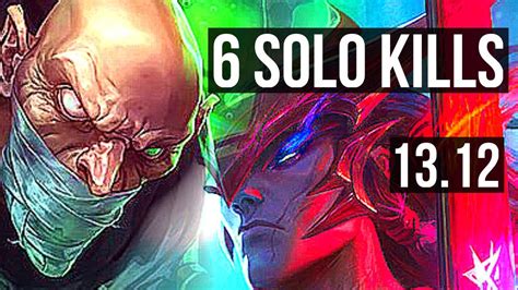 SINGED Vs YONE TOP 2 2M Mastery 8 1 3 6 Solo Kills 600 Games