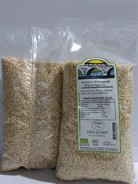 Arroz Integral Ecol Gico Kg Ecotiendas Pidebio