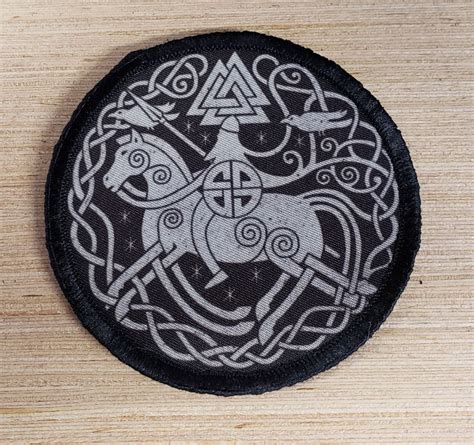 Round Viking Morale Patch Morale Patch Patches Velcro Patches