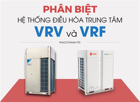 PHÂN BIỆT HỆ THỐNG ĐIỀU HÒA TRUNG TÂM VRV VÀ VRF