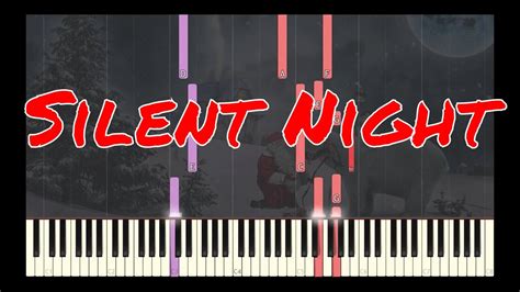 Silent Night Easy Piano Synthesia Library Of Music YouTube