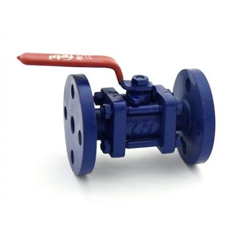 Medium Pressure Cast Iron Ball Valve Flanged Ends With Port Size Of