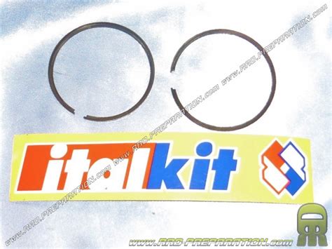 Set of 2 segments Ø47 X 1 2mm ITALKIT GILARDONI for 70cc on DERBI FENIX