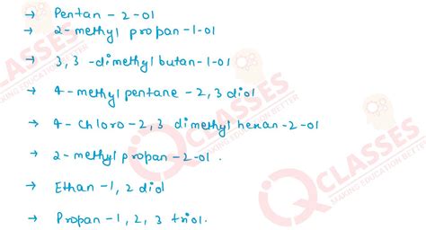 Class Isc Chemistry Chapter Alcohol Phenol And Ether