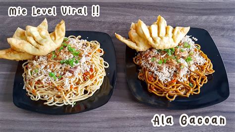 BONGKAR RAHASIA MIE LEVEL VIRAL Resep Mie S Tan Mie I Lis Ala