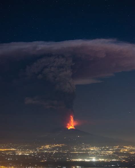 Mount Etna Eruption Photos Go Viral