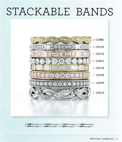 Customizable Stackable Diamond Bands | Stackable diamond bands ...