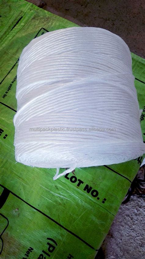 India Factory Plastic Twisted Braided Ropes Twine Line Nylon Twine