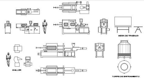 Machinery And Plant Drawing In Dwg File Cadbull