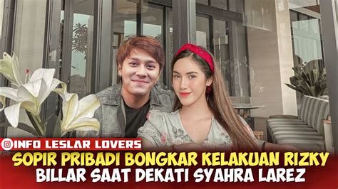 Blak Blakan Sopir Pribadi Bongkar Kelakuan Rizky Billar Saat Dekati