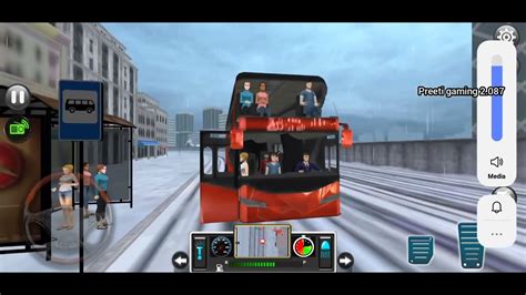 Bus Simulator Indonesian Snowfall Bus Drive India Vs England Part