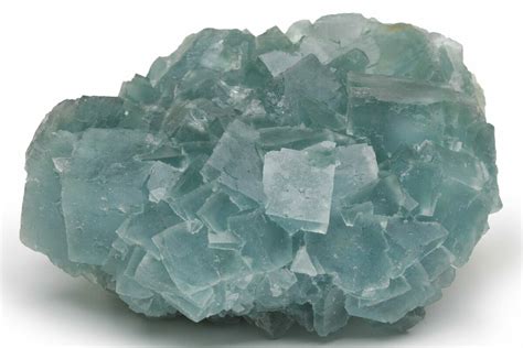 4 6 Cubic Blue Green Fluorite Crystal Cluster With Phantoms China