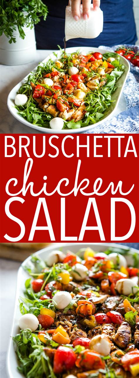 Bruschetta Chicken Salad Low Carb The Busy Baker