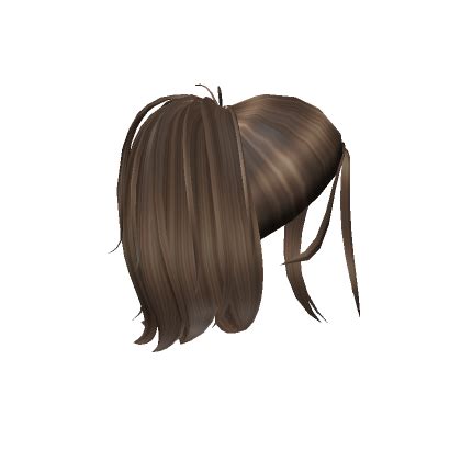 Y K Spiky Flipped Ponytail In Brown Roblox