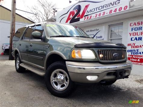 2000 Estate Green Metallic Ford Expedition Eddie Bauer 4x4 78824867 Car Color