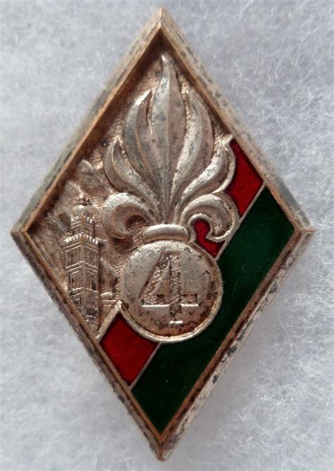 Insigne 1939 LEGION ETRANGERE ORIGINAL 4 REI Syrie Levant WW2 FRENCH