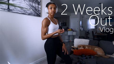 BIKINI PREP VLOG 2 Weeks Out Press Ons Starting My At Home Gym