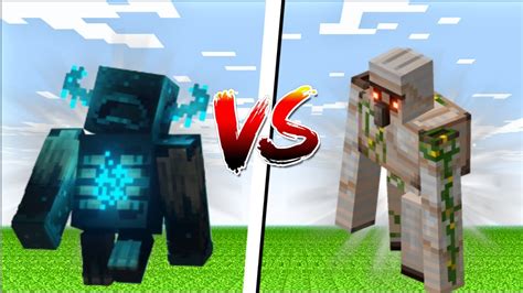 50 WARDENS VS 100 IRON GOLEM NO MINECRAFT Batalha Entre Gigantes