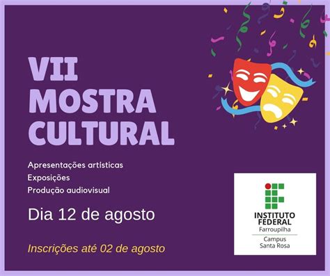 Inscri Es Abertas Para A Vii Mostra Cultural Iffar