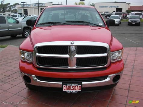 2005 Flame Red Dodge Ram 1500 St Regular Cab 4x4 15974635 Photo 9 Car Color