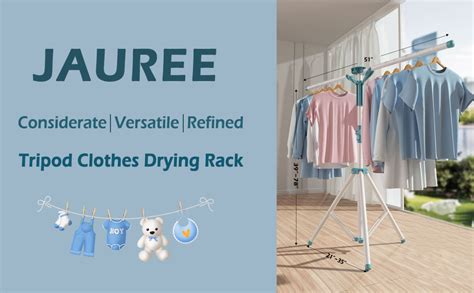 Amazon Jauree Tripod Clothes Drying Rack Garment Rack Portable