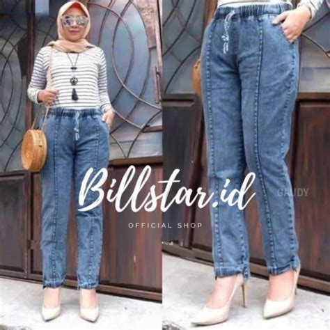 Jual Celana Baggy Jeans Wanita Baggy Jeans Jumbo Celana Boyfriend Jumbo