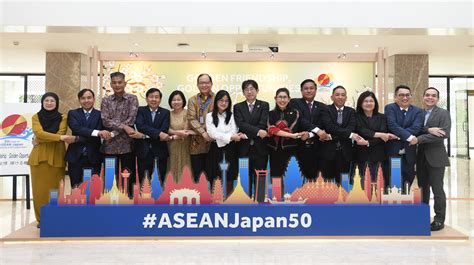 Exhibit For 50th Year Of ASEAN Japan Friendship And Cooperation Opens