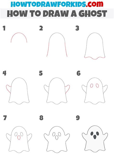 How To Draw A Ghost Step By Step Halloween Drawings Ghost Drawing Easy Doodles Drawings