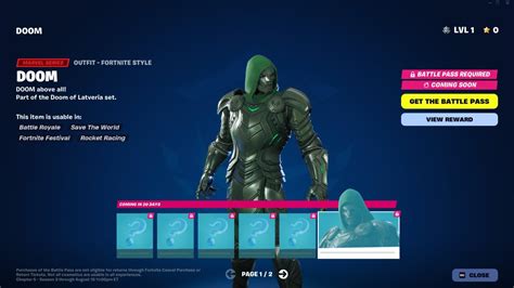 Fortnite V All Doom Quest Rewards Revealed Men S Journal