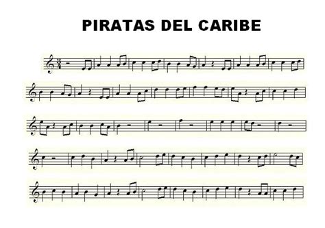 The Music Is Joy Partitura Y M Sica De Piratas Del Caribe Para Flauta