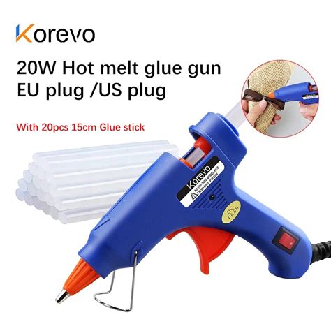 Hot Melt Electric Mini Glue Gun With 50 Glue Sticks Arts Craft DIY Quick Repairs Home Furniture