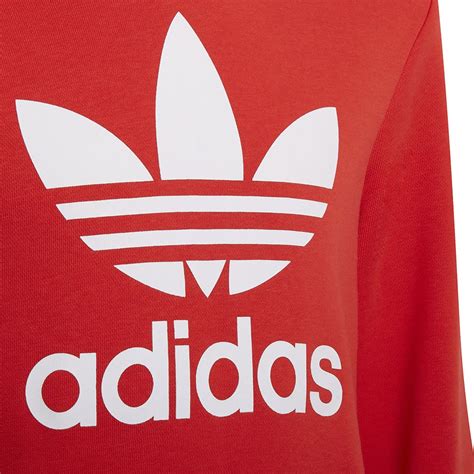 Adidas Originals Trefoil Hoodie Red Dressinn