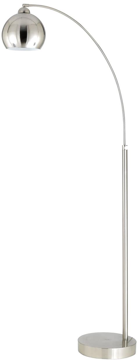 Arc Lamp Brushed Steel Metal Shade Floor Lamp Arc Lamp