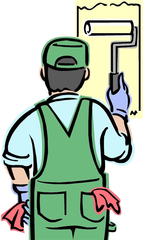 Professional House Painter Clip Art