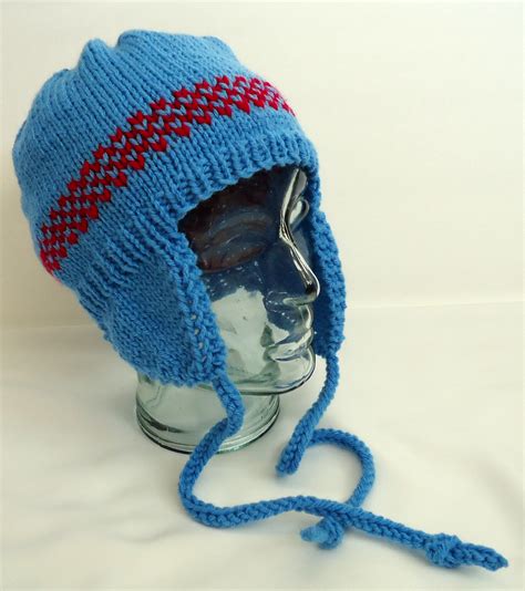 Adult Ear Flap Hat Knit Epattern — Frugal Knitting Haus