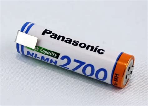 Panasonic Hr 3u 2700 Mignon Aa Akku Ni Mh 1 2v 2700mah Mit Lötfahne Eur