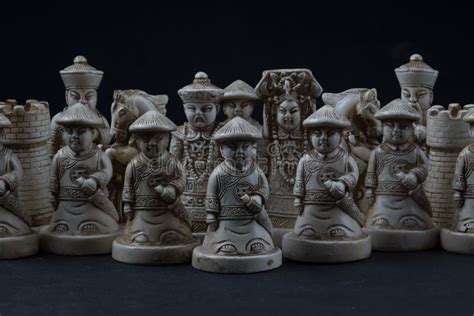 Oriental Chess Set Stock Image Image Of Statuary Rook 95698709