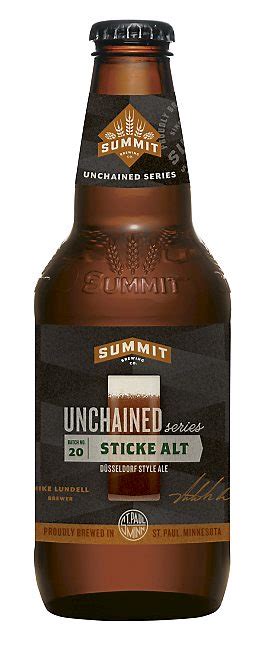 Beer Of The Week Sticke Alt From Summit’s Unchained Series Twin Cities