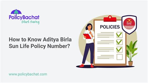 How To Know Aditya Birla Sun Life Insurance Policy Number Policybachat