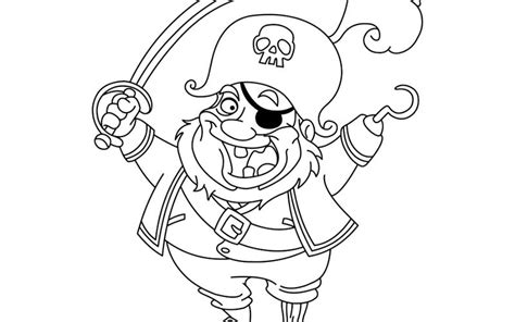 Coloriage l île aux trésors du pirate