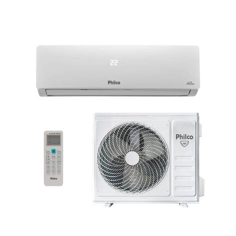 Ar Condicionado Philco 9000 Quente E Frio - Ar Condicionado Split Inverter Hi Wall Philco 9000 BTUs Quente/Frio ...