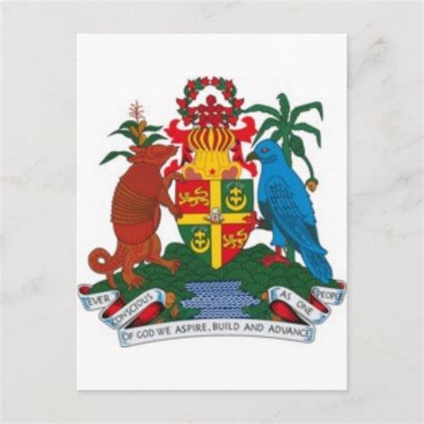 Grenada Coat Of Arms Postcard Zazzle