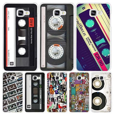 Old Cassette Hard White Coque Shell Case Cover Phone Cases For Samsung Galaxy A3 A5 A7 2016 2017